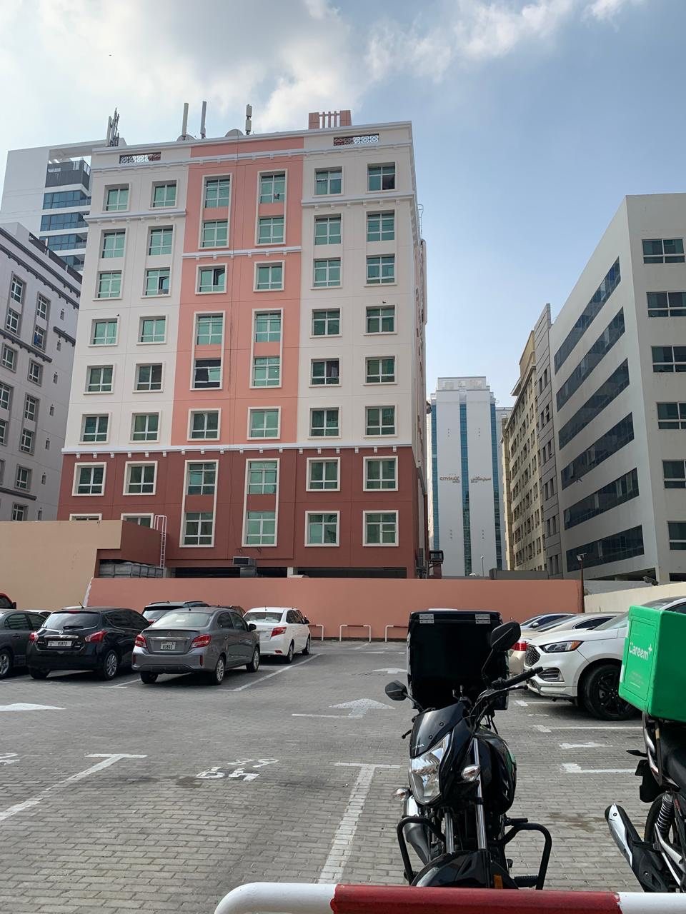 Completed rear elevation painting